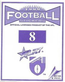 1999 Select AFL Stickers #8 Peter Bell Back